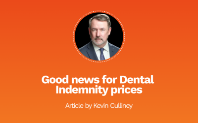 Good news for Dental  Indemnity prices