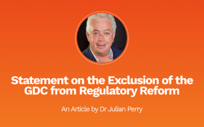 Statement on the Exclusion of the GDC from Regulatory Reform 